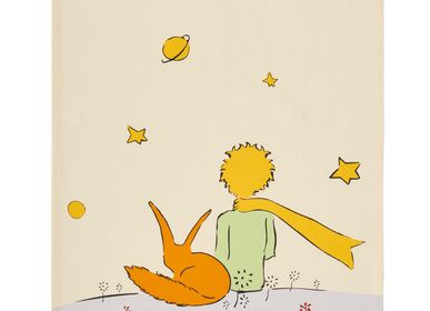 Tea towel - Le Petit Prince - Le Petit Prince et le Renard de Dos / Tea towel - COUCKE