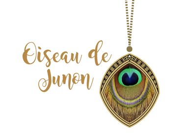 Bijoux - Oiseau de Junon : boucles, bracelets, colliers, bagues et broche. - AMELIE BLAISE