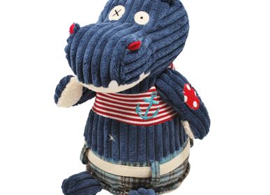 Peluches - Peluche Original Hippipos l'hippo - DEGLINGOS