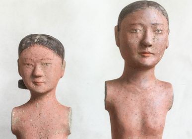 Sculptures, statuettes and miniatures - Han dynasty stick figures - THE SILK ROAD COLLECTION