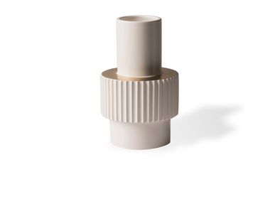 Vases - Vase Gear White - POLSPOTTEN