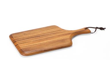 Dessous de plat - Planche à découper en bois d'acacia 18x33x2 cm CC21057 - ANDREA HOUSE