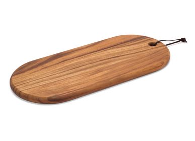 Table mat - Acacia wood oval cutting board 21x46x2 cm CC21060 - ANDREA HOUSE