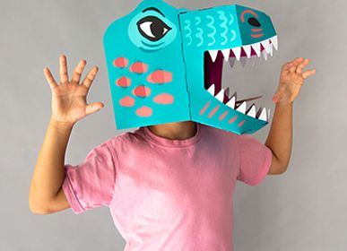 Children's arts and crafts - 3D MASK - DINOS  - OMY
