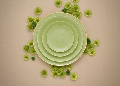 Formal plates - Matcha porcelain plates - PORCEL