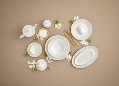 Formal plates - Sunstone porcelain plate - PORCEL