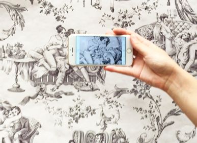 Wallpaper - Wallpaper - Erotic Toile de Jouy collection - Pascale Risbourg - BELGIUM IS DESIGN