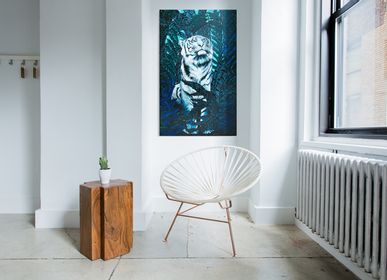 Paintings - PAINTING - L'attente - 146 x 89 cm - Acrylic on canvas - Maison Fétiche - MAISON FÉTICHE