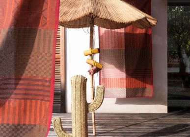 Bath towels - Totem beach towel - LE JACQUARD FRANCAIS