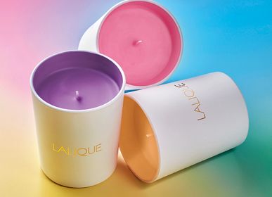 Decorative objects - ELECTRIC PURPLE - SCENTED CANDLE - LALIQUE VOYAGE DE PARFUMEUR