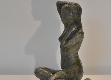 Sculptures, statuettes et miniatures - Sculpture Claudia - bronze - CATHERINE DE KERHOR - SCULPTEUR