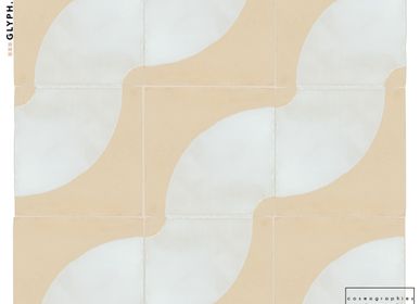 Faience tiles - CURVE - terracotta tiles - natural, cladding, tile - COSMOGRAPHIES