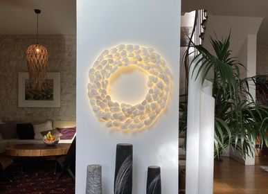 Ceramic - Mezza Luce “Lorena” porcelain light installation - BARBARA BILLOUD