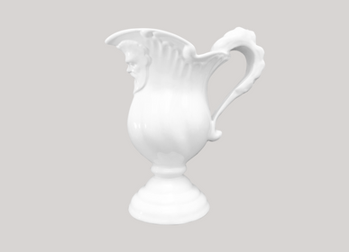 Vases - Vase en faïence Pichet Casque Ovale - BOURG-JOLY MALICORNE