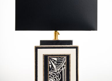 Decorative objects - Square patterns LAMP - MANUFACTURE DES EMAUX DE LONGWY 1798