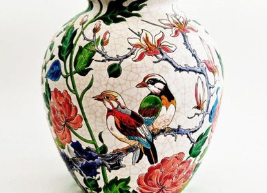 Ceramic - Dany Vase “Quietude” - MANUFACTURE DES EMAUX DE LONGWY 1798