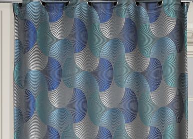 Curtains and window coverings - MANON - Blue - IPC DECO DELL'ARTE