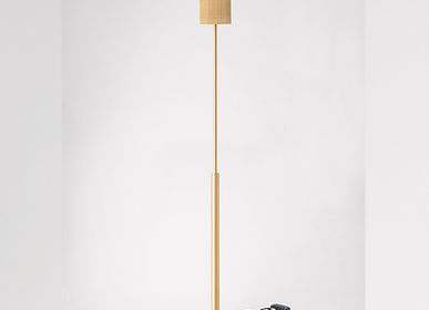 Table lamps - CARRÉ GOLD - Reading floor lamp - HISLE