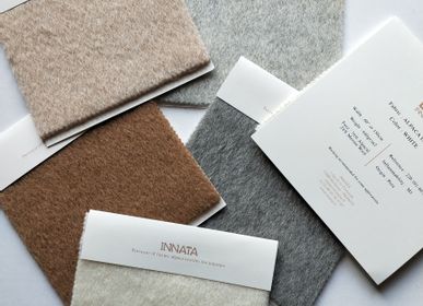 Decorative objects - Lana fabric per metre in Alpaca and Merino Wool - INATA