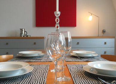 Linge de table textile - Nappe MEANDER - FORTSCHRITT BERLIN / HOFFMANN LEINENWEBEREI