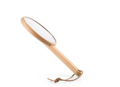 Miroirs pour salle de bain - Miroir de maquillage Inu 27 x 14 cm Hêtre - ZONE DENMARK