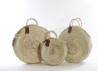 Shopping baskets - Round Basket  Original Marrakech " Cerise " ( Small ) - ORIGINAL MARRAKECH