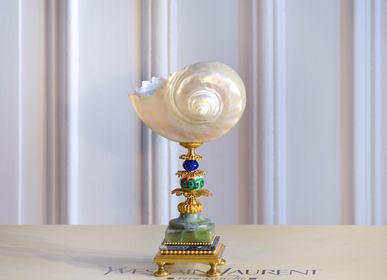 Decorative objects - marmoratus shell, muranoglass pearl - DUPONT BERLIN