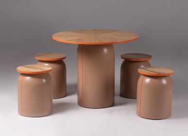 Dining Tables - STONESETS Sol Dining Table and Stools - DESIGN PHILIPPINES LIFESTYLE