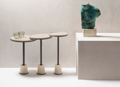 Autres tables  - SORRENTO TABLE D'APPOINT EN MARBRE - GIOBAGNARA
