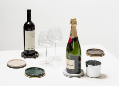 Wine accessories - POSITANO MARBLE BOTTLE COASTER - GIOBAGNARA