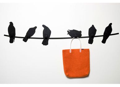 Decorative objects - Birds On Wire coat rack - COVO