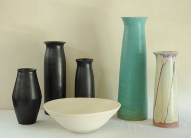Objets de décoration - Vases et grand bol (40 cm) - CHRISTIANE PERROCHON