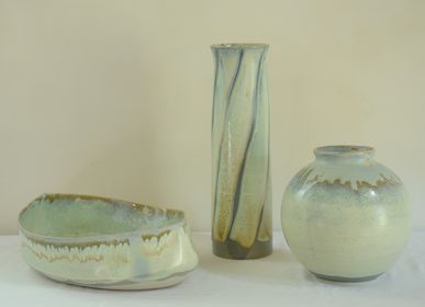 Decorative objects - Stoneware ceramics, double glaze - CHRISTIANE PERROCHON