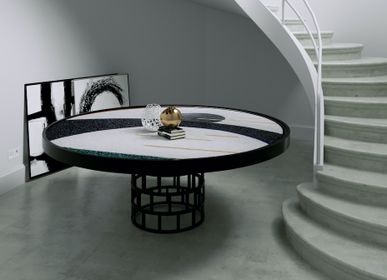 Tables Salle à Manger - Grande table circulaire « Crossing de Callisto » - KALARARA