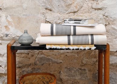 Linge de table textile - Nappe de table Berrain en lin et coton (plusieurs tailles disponibles) - LA MAISON JEAN-VIER