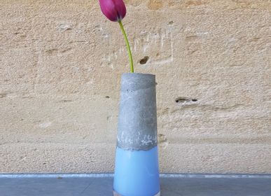 Vases - Soliflore Concrete Glass - DESIGN DE MATIÈRE