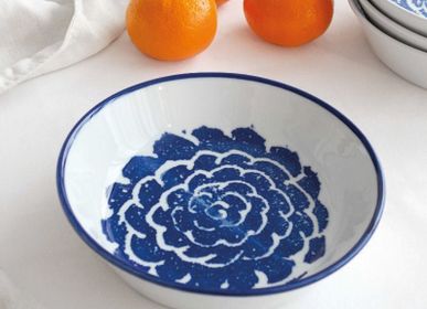 Céramique - ASSIETTE CREUSE - CAMÉLIA - FREDERIQUE CAILLET