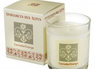 Bougies - Bougie parfumée Cannelle Orange - AMBIANCES DES ALPES