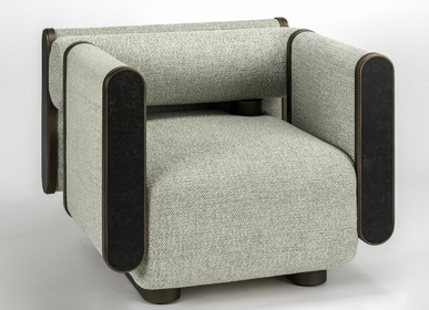 Lounge chairs for hospitalities & contracts - Armchair AUTOMAT - MAISON POUENAT