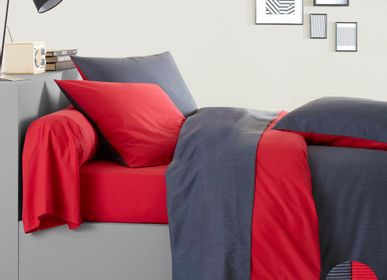 Bed linens - Écorce Gris Rouge - Duvet set - ORIGIN