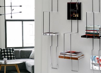 Bookshelves - GRID bookshelf - Thibault POUGEOISE design for PIKO Edition. - PIKO EDITION.