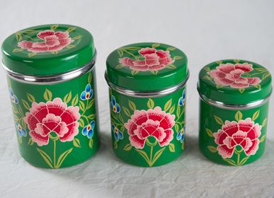 Caskets and boxes - Hand-painted metal boxes - PECHAAN