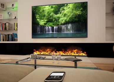 Console table - 150 cm Water Vapor Fireplace - AFIRE 3D Electric Insert ADVANCE Design Decoration - AFIRE