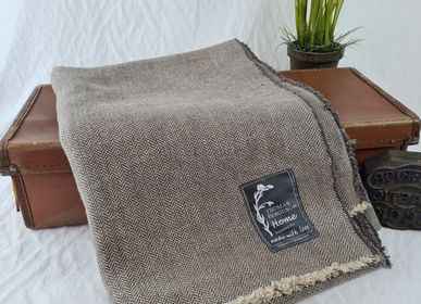 Throw blankets - Weighted Blanket - Herringbone Design - FERGUSON'S IRISH LINEN
