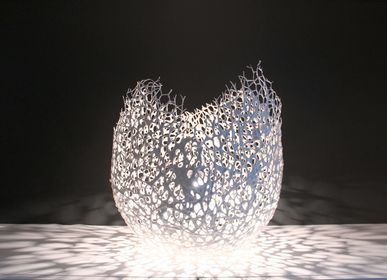 Decorative objects - Spongia Basket Lighting  - NATALIE SANZACHE