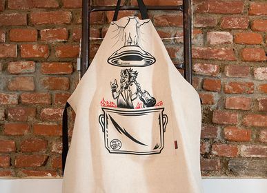 Barbecues - Apron Devil Steel cotton printed by han - WE LOVE ROCK