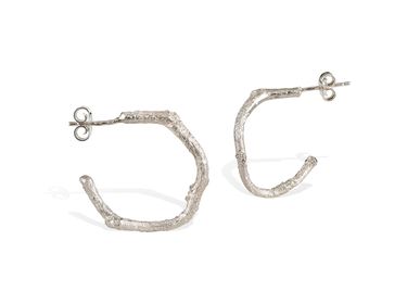 Jewelry - Earrings Hoop Little branch ND19 232 - LITTLE NOTHING - PAULA CASTRO