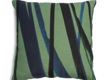 Fabric cushions - Bamboo Leaves cushion cover - TRACES OF ME