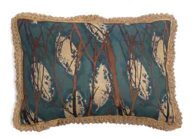 Fabric cushions - Night Wind 100% Linen Cushion Cover - TRACES OF ME