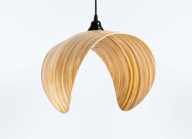 Design objects - JAMBI bamboo handmade hanging light, pendant lampshade - BAMBUSA BALI